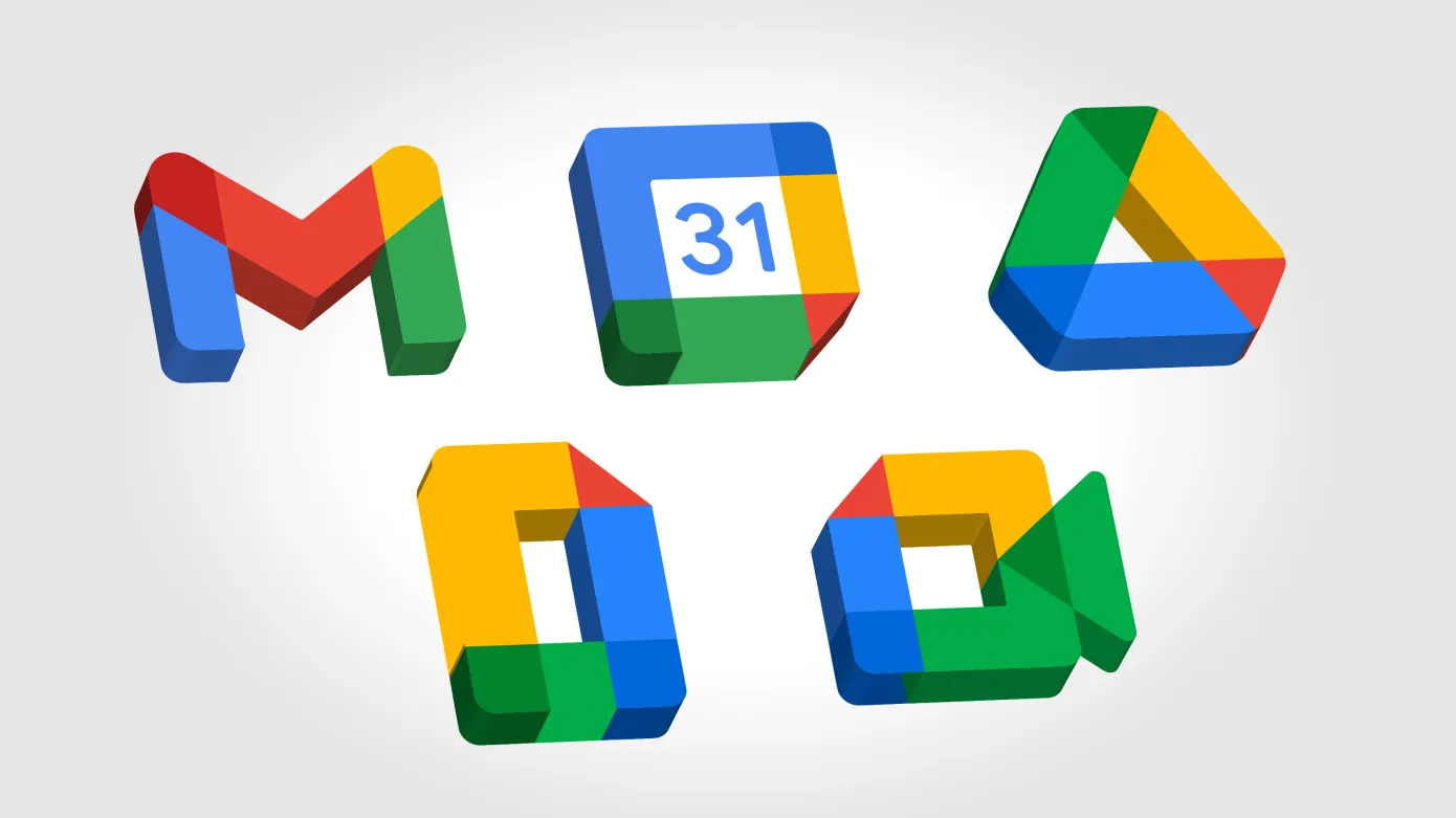 Hospedaje y dominios: Logos de Google G-Suite